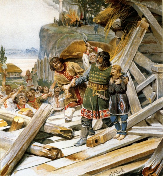 Murder of Theodore the Varangian and his son John, 1903.
