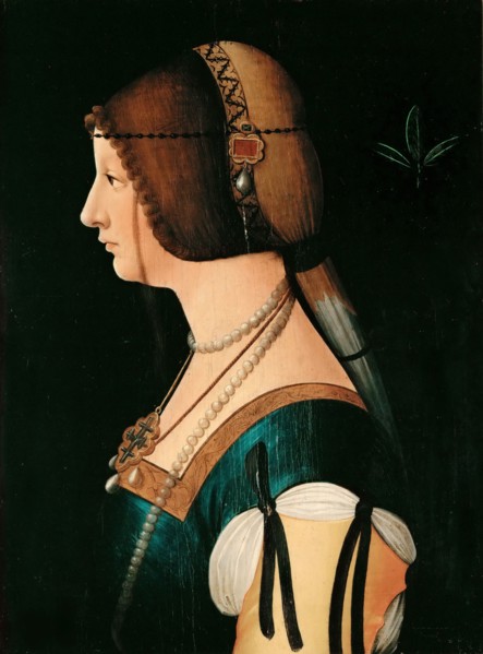 Portrait of Bianca Maria Sforza (1472-1510), Between 1475 and 1500.