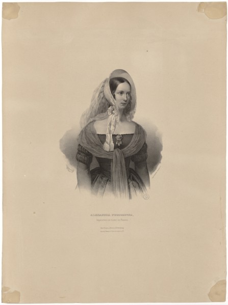 Portrait of Empress Alexandra Fyodorovna of Russia (1872-1918), .