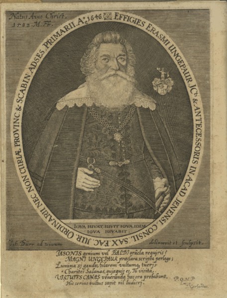 Portrait of Erasmus Ungebaur (1582-1659) , 1660.