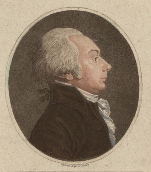 Portrait of Jérôme Pétion de Villeneuve (1756-1794), 1791.