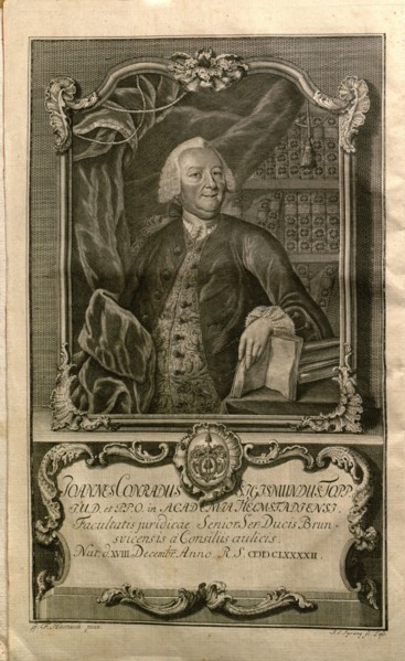 Portrait of Johann Konrad Sigismund Topp (1692-1757) , 1756.
