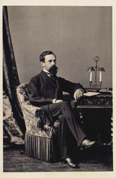 Portrait of Sergei Mikhailovich Tretyakov (1834-1892), Early 1860s.