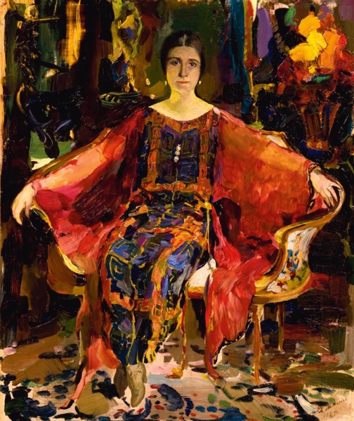 Portrait of the Ballerina Alexandra Balashova (1887-1979), 1923.