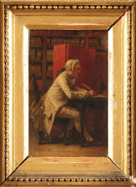 Portrait of the naturalist Georges-Louis Leclerc, Comte de Buffon (1707-1788), 1864.