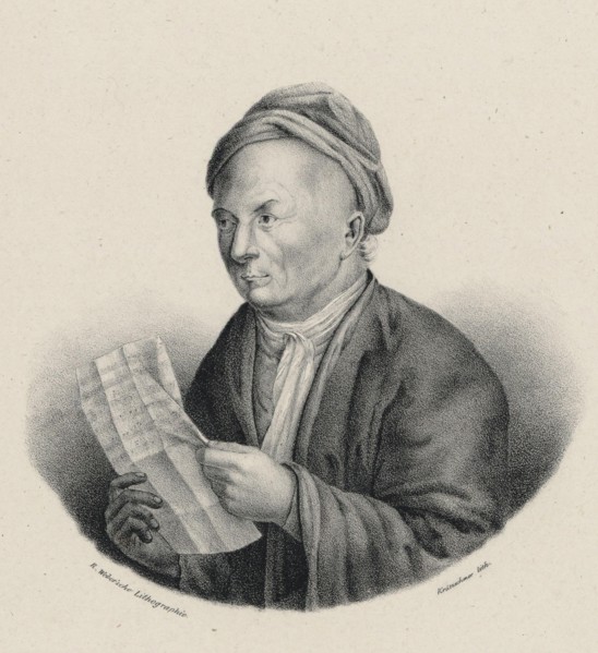 Portrait of the organist and composer Gottfried August Homilius (1714-1785) , c. 1830.