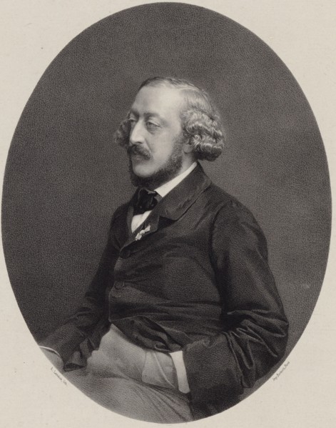 Portrait of the pianist and composer Stephen Heller (1813-1888), 1860.