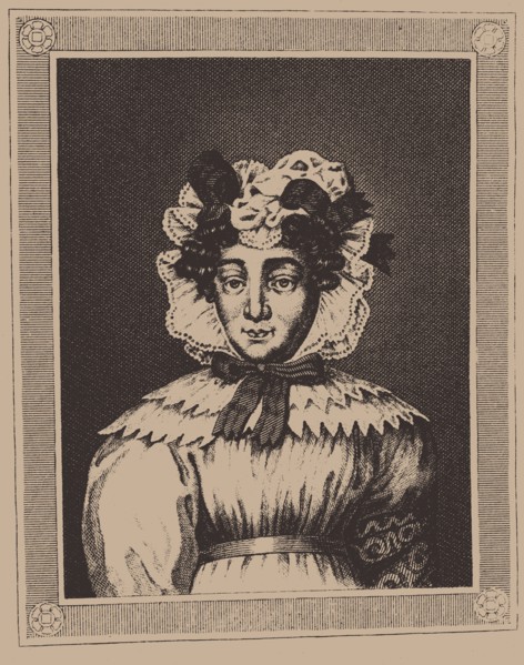 Portrait of the writer Caroline Pichler (1769-1843), c. 1850.