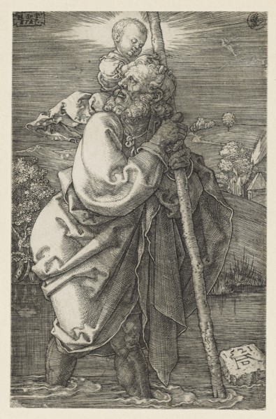 Saint Christopher facing to the Left, 1521.