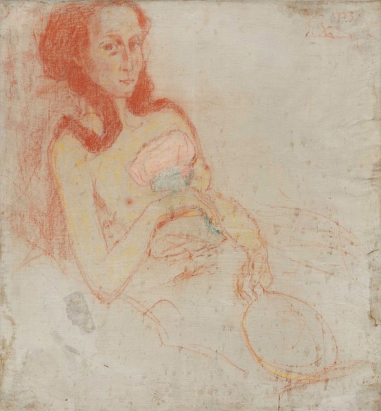 Sick girl, 1923.