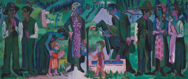Sunday in the Alps. Scene at the Well, 1923-1925.