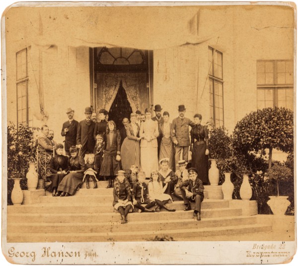 The English, Greek, Russian and Danish royal families at Bernstorff Palace, Denmark, 1890.