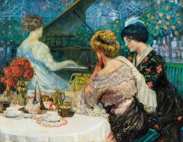 The piano player, 1913.