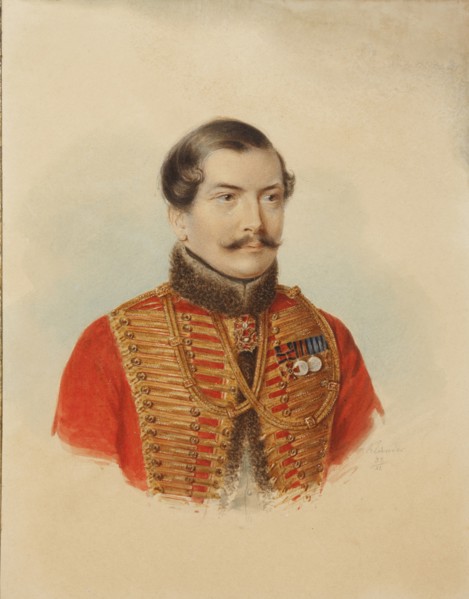 Alexander Grigoryevich Lomonosov (1805-1854), 1837.