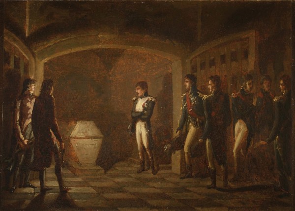Napoleon before the Tomb of Frederick the Great .