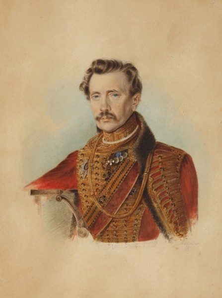 Mikhail Grigorievich Khomutov (1795-1864), 1838.