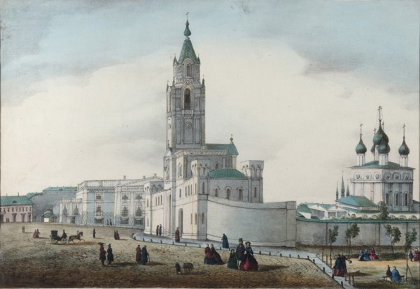 The Passion (Strastnoy) Monastery in Moscow, 1865.
