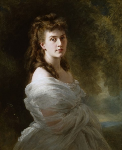 Portrait of Countess Sascha (Alexandrine) von Metzler (1852-1938), 1872.