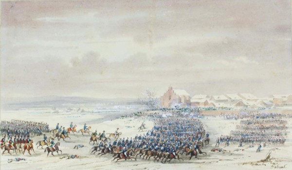 Murat's Cavalry Charge at Eylau.