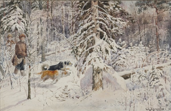 The hunters, Second Half of the 19th cen..