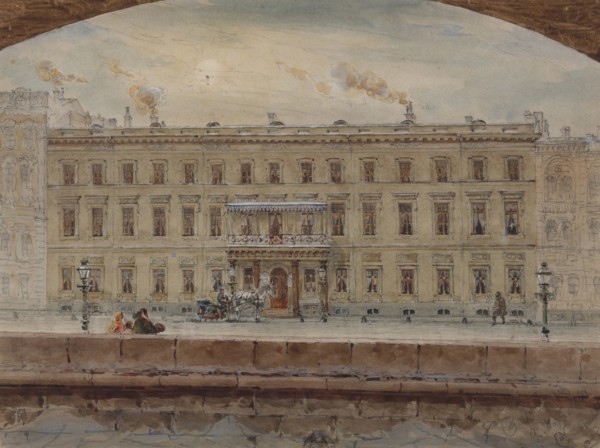 The Reserve House of the Winter Palace, 1860.
