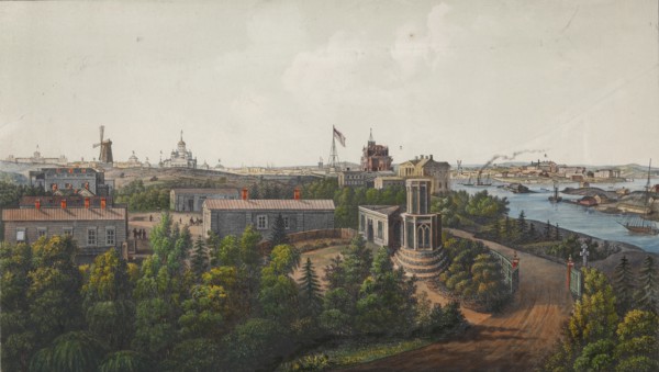 Panoramic View of Sveaborg and Helsingfors (Sheet 1), 1855.