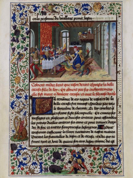 Medea kills her son, ca 1470.