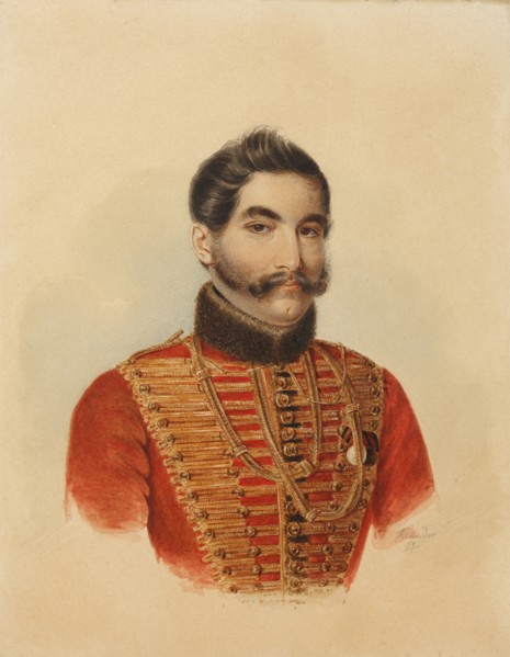Dmitri Dmitrievich Zasetsky, 1838.