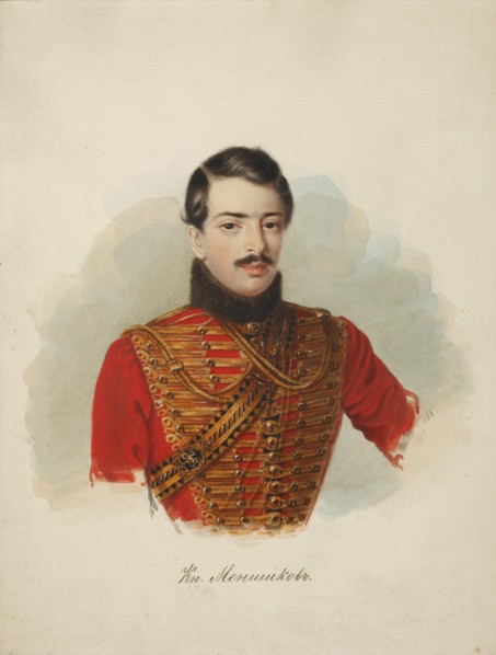Prince Vladimir Alexandrovich Menshikov (1816-1893) , 1839.