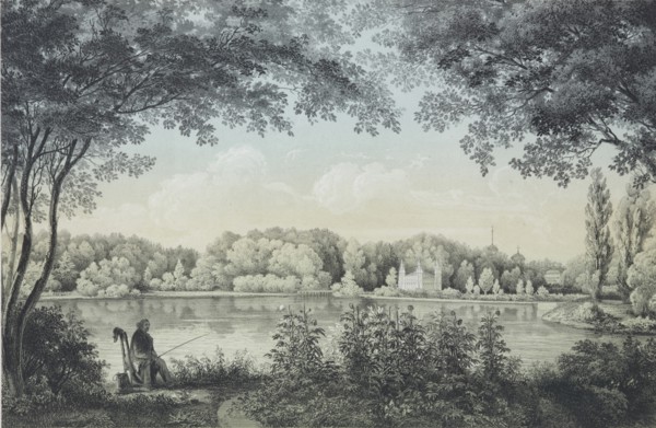View of the Shablykino Estate, 1840.