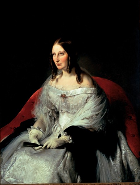 Portrait of Sarah Louise Strachan (1818-1881), principessa di Sant'Antimo, 1840-1844.
