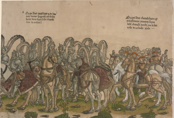 Ceremonial Procession in Bologna on 5 November 1529, on the Occasion of Charles V's Coronation by Po