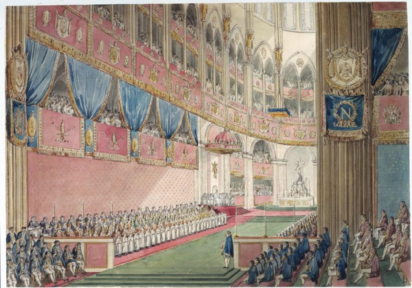 The Coronation Ceremony. The offerings, 1804.
