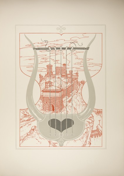 Illustration The Nibelungs, 1898-1901.