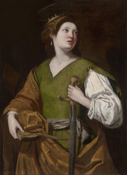 Saint Catherine of Alexandria, c. 1635.