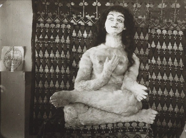 Oskar Kokoschka's Alma doll, 1919.