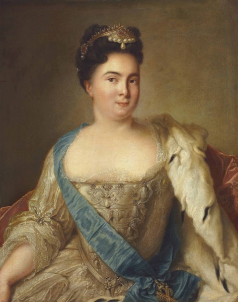 Portrait of Empress Catherine I. (1684-1727).