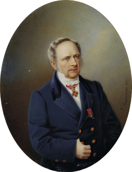 Portrait of the painter Yegor (Gregor) Bottman (18..-1891), Second quarter of the 19th cen.