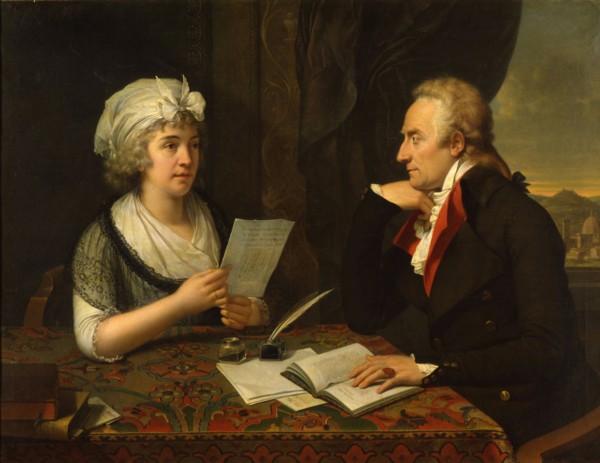 The poet Count Vittorio Alfieri (1749-1803) and Princess Louise of Stolberg-Gedern (1752-1824), 1796