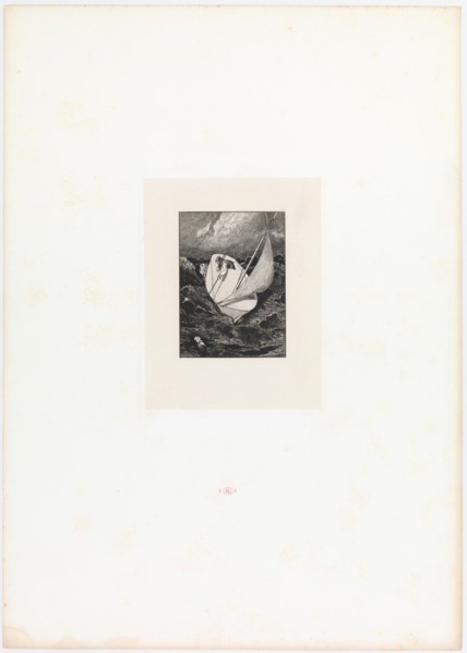 Rescue. (Opus VI, Plate 6 from Paraphrase on the Finding of a Glove), 1881.