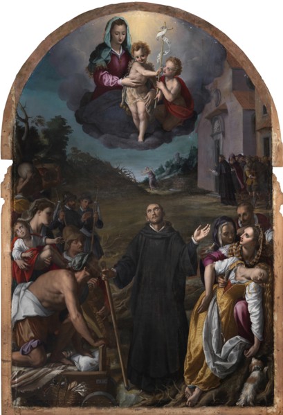 Miracles of Saint Fiacre, c. 1596.