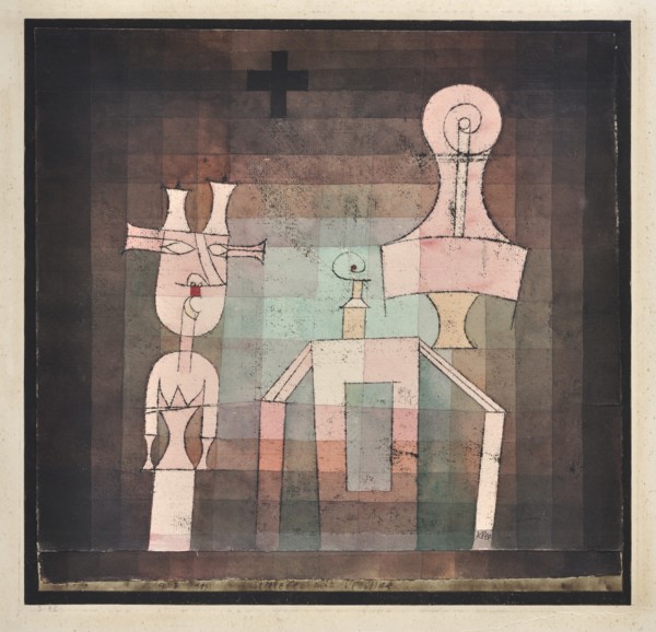 Still life with sculptures (Stillleben mit Plastiken), 1923.