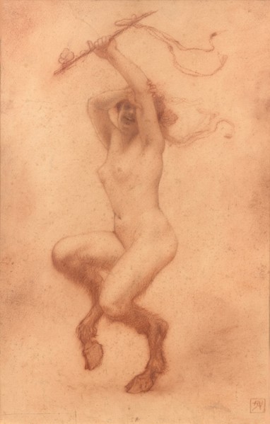 Satyress (A female faun).