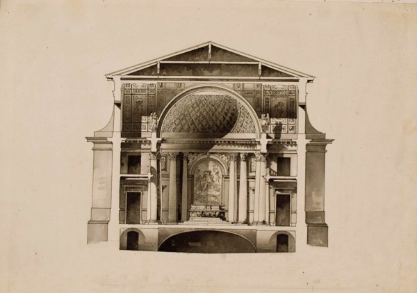 Project of the Maltese Chapel at the Vorontsov Palace in Saint Petersburg, 1798-1800.