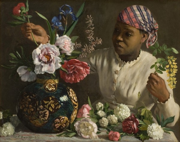 The negress with peonies, 1870.