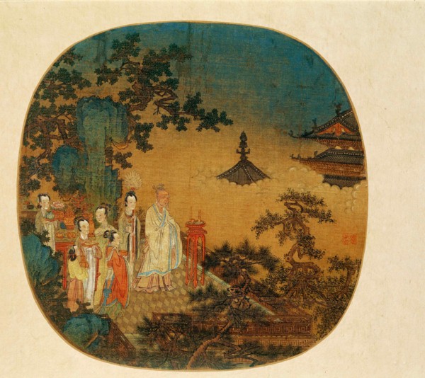 Burning incense, 14th century.