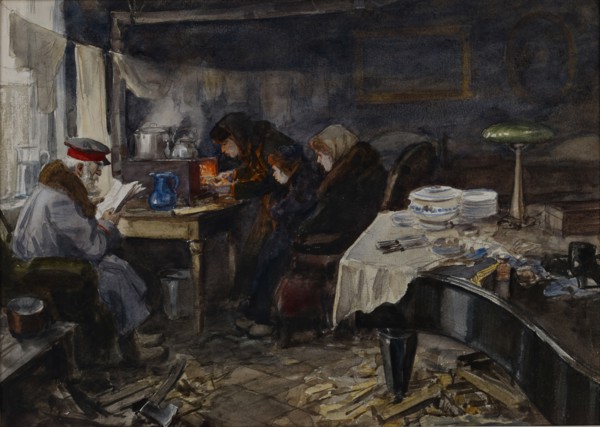 Miserable life of Russian nobles and persons of high rank during the revolution, 1919.