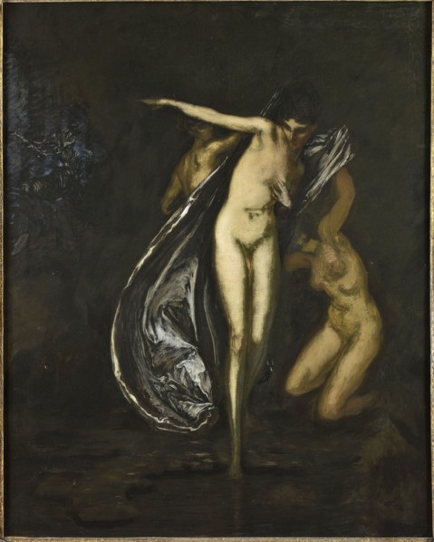 Diana and Actaeon (Artémis surprise au bain par Actéon).