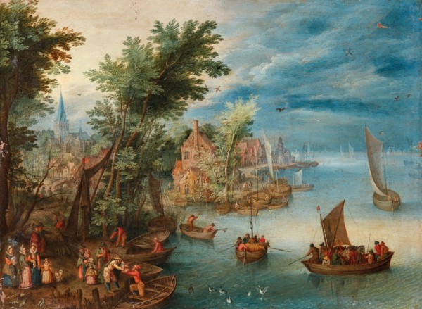River landscape, c.1630.