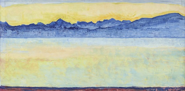Lake Geneva early in the Morning, 1918.
